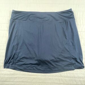 J. Jill Fit Blue Skirt with underliner shorts Medium
